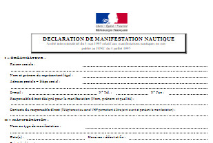 Formulaire de declaration de manifestation nautique V2